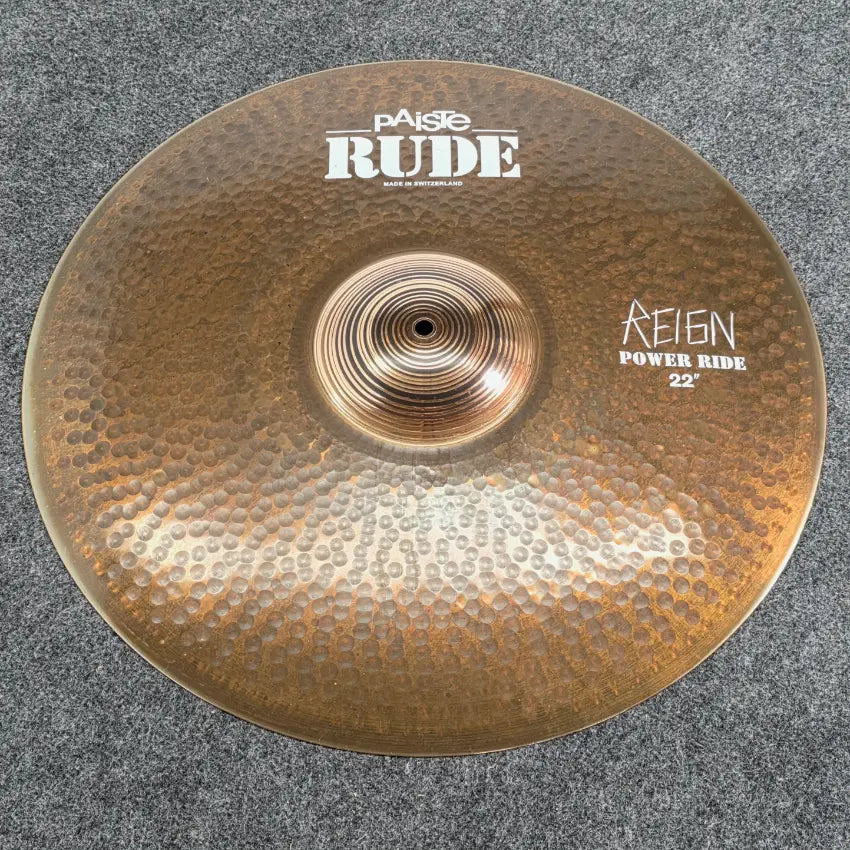 Used Paiste Reign Power Ride Cymbal 22" - Very Good - Drum Center Of Portsmouth
