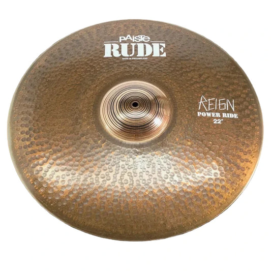 Used Paiste Reign Power Ride Cymbal 22" - Very Good - Drum Center Of Portsmouth