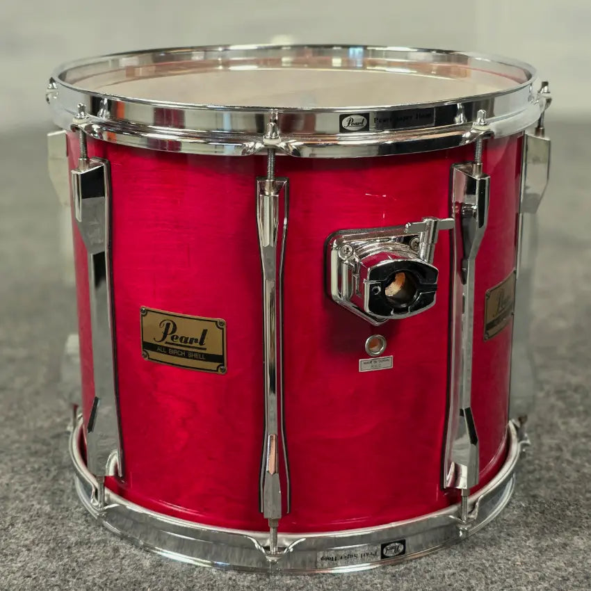 Used Vintage Pearl BLX 6pc Drum Set Sequoia Red - Very Good - Drum Center Of Portsmouth