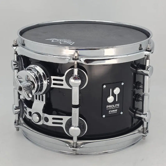 Used Sonor Prolite Tom 10x8 Black Sparkle - Very Good - Drum Center Of Portsmouth