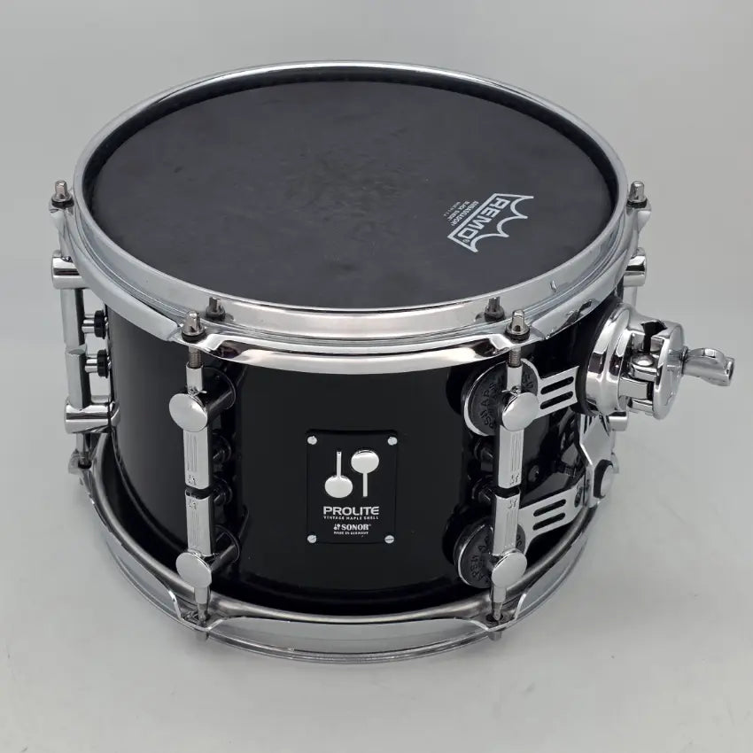 Used Sonor Prolite Tom 10x8 Black Sparkle - Very Good - Drum Center Of Portsmouth