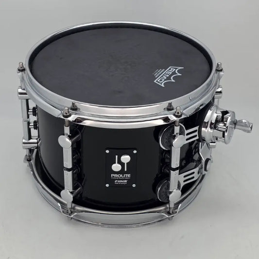 Used Sonor Prolite Tom 10x8 Black Sparkle - Very Good - Drum Center Of Portsmouth
