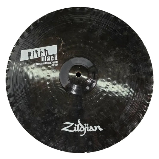 Used Zildjian Pitch Black Hi Hat Cymbals 15" - Good - Drum Center Of Portsmouth