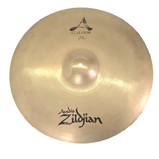 Used Zildjian A Custom Ride Cymbal 20" - Good - Drum Center Of Portsmouth