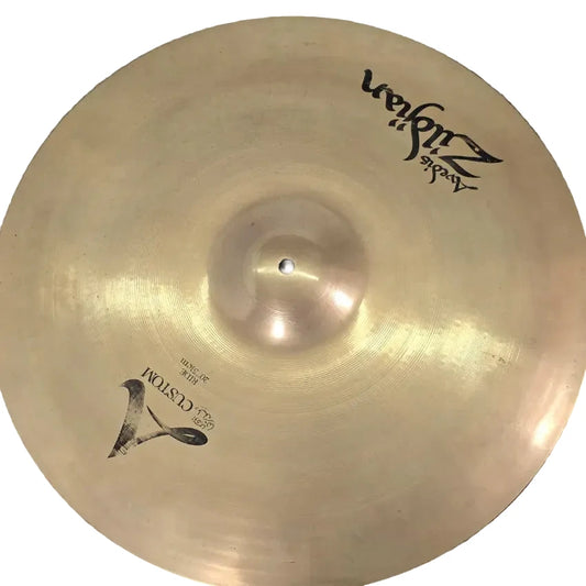Used Zildjian A Custom Ride Cymbal 20" - Good - Drum Center Of Portsmouth