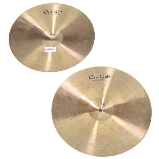 Used Turkish Classic Hi Hat Cymbals 15" - Good - Drum Center Of Portsmouth