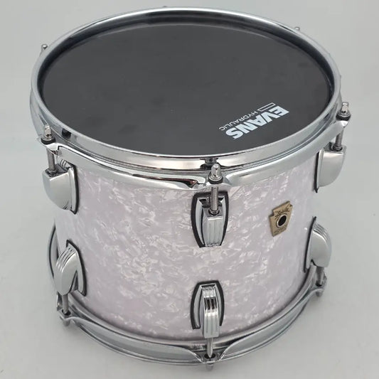Used Ludwig Classic Maple 10x8 Tom White Marine Pearl - Good - Drum Center Of Portsmouth