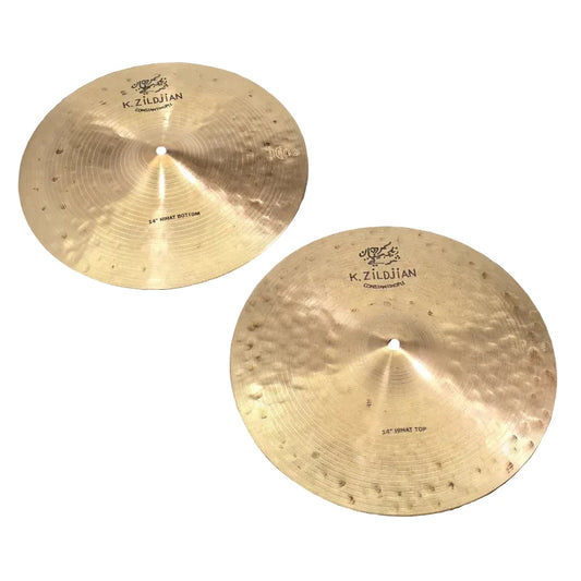 Used Zildjian K Constantinople Hi Hat Cymbals 14" 958/1192 grams - Good - Drum Center Of Portsmouth
