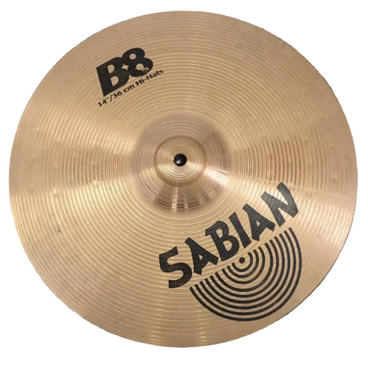 Used Sabian B8 Hi Hat Cymbals 14" - Good - Drum Center Of Portsmouth