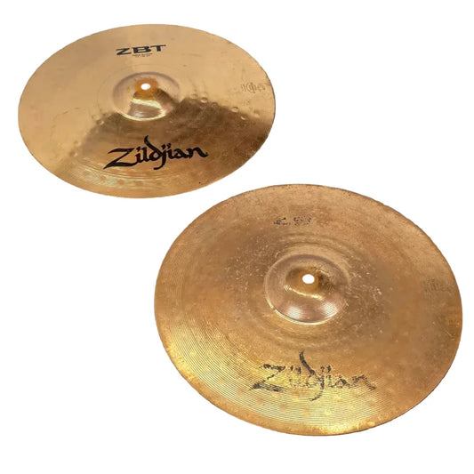 Used Zildjian ZBT Hi Hat Cymbals 14" - Good - Drum Center Of Portsmouth