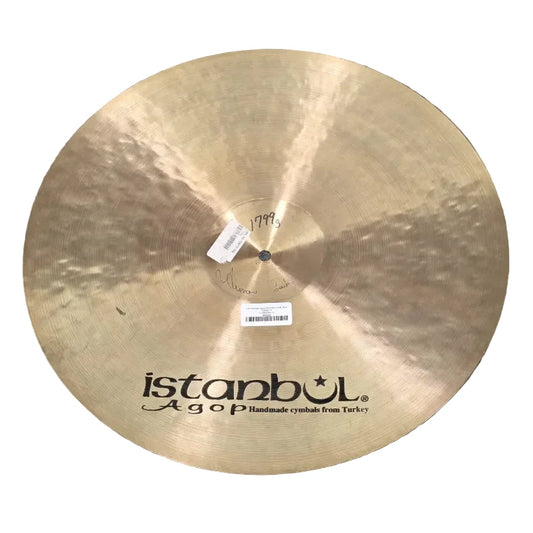 Used Istanbul Agop Mel Lewis Crash Ride Cymbal 19" - Very Good - Drum Center Of Portsmouth