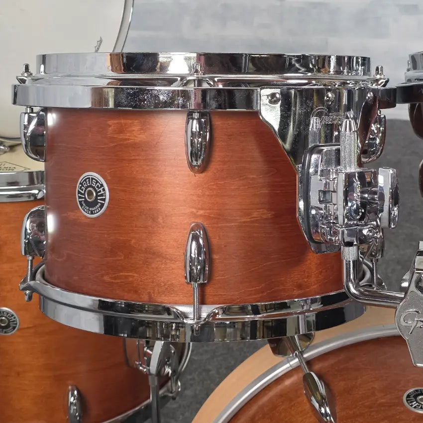 Used Gretsch Brooklyn 5pc Drum Set Satin Mahogany - Very Good - Drum Center Of Portsmouth