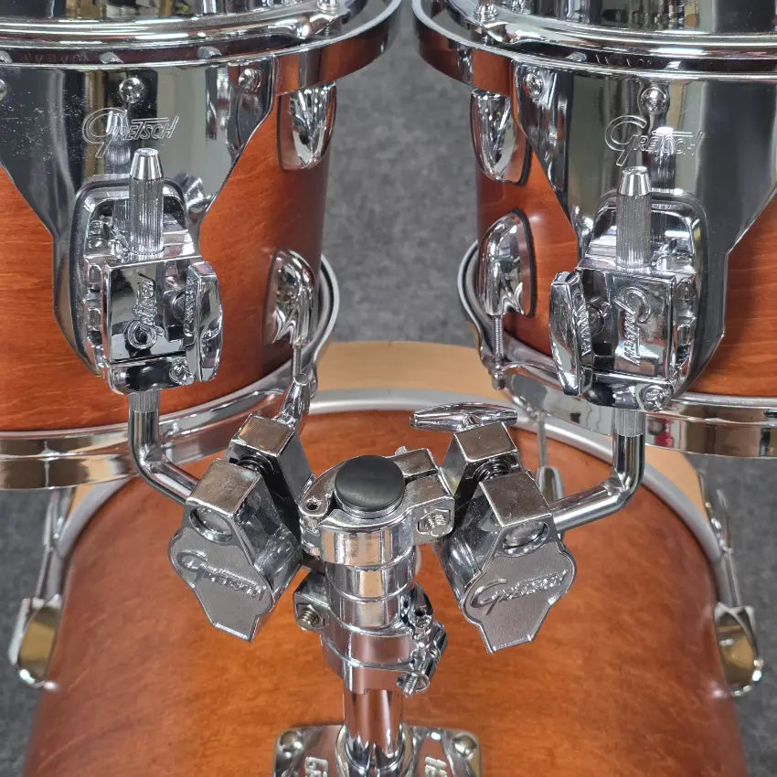 Used Gretsch Brooklyn 5pc Drum Set Satin Mahogany - Very Good - Drum Center Of Portsmouth