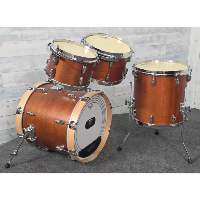 Used Gretsch Brooklyn 5pc Drum Set Satin Mahogany - Very Good - Drum Center Of Portsmouth