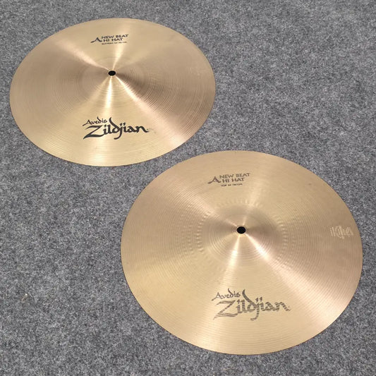 Used Zildjian A New Beat Hi Hats 14" - Good - Drum Center Of Portsmouth