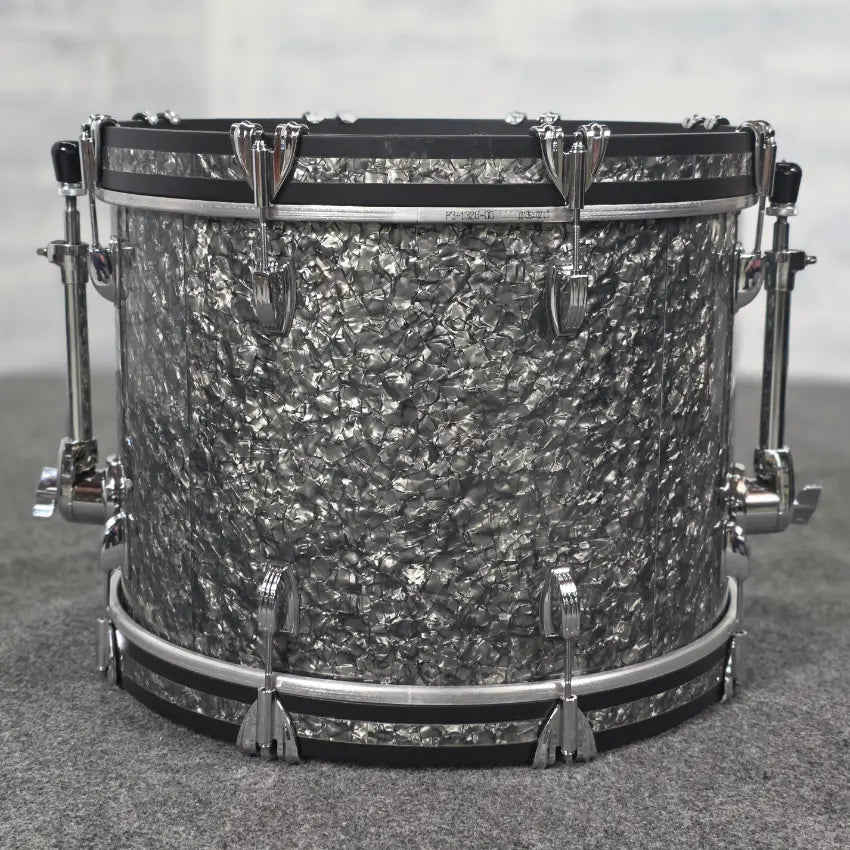 Used Ludwig Classic Maple 3pc Downbeat Drum Set Black Pearl - Good - Drum Center Of Portsmouth