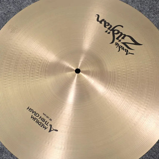 Used Zildjian A Medium Thin Crash 18" - Good - Drum Center Of Portsmouth