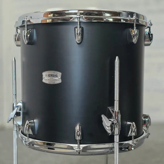 Used Yamaha Tour Custom 4pc Drum Set Licorice Satin - Very Good - Drum Center Of Portsmouth
