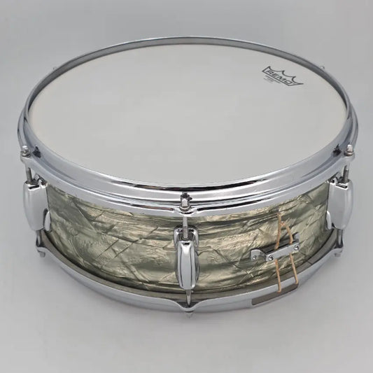 Used Vintage Slingerland Studio 3-Ply 6-Lug Snare Drum 14x5 Blue Onyx - Good - Drum Center Of Portsmouth