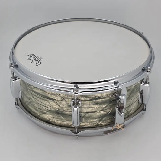 Used Vintage Slingerland Studio 3-Ply 6-Lug Snare Drum 14x5 Blue Onyx - Good - Drum Center Of Portsmouth