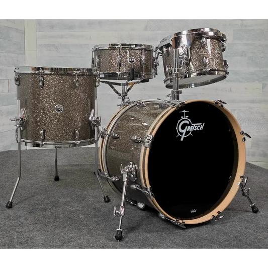 Used Gretsch Brooklyn 4pc Drum Set Twilight Glass - Very Good - Drum Center Of Portsmouth