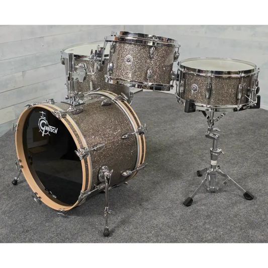 Used Gretsch Brooklyn 4pc Drum Set Twilight Glass - Very Good - Drum Center Of Portsmouth