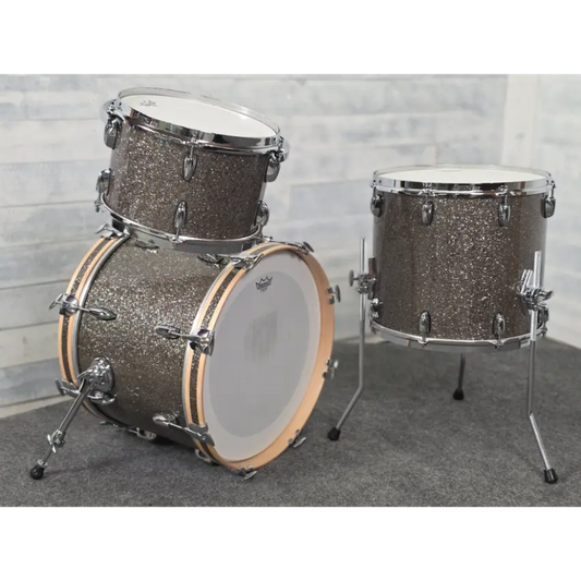 Used Gretsch Brooklyn 4pc Drum Set Twilight Glass - Very Good - Drum Center Of Portsmouth
