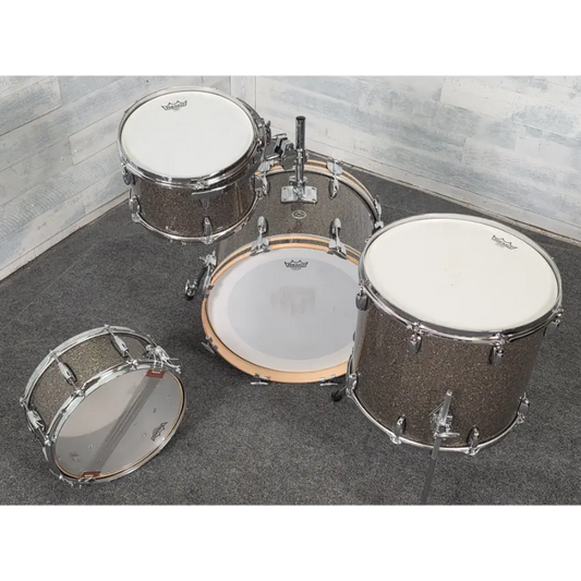 Used Gretsch Brooklyn 4pc Drum Set Twilight Glass - Very Good - Drum Center Of Portsmouth