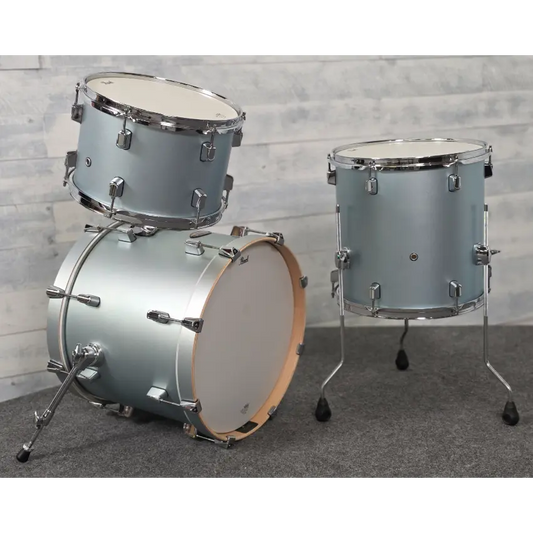 Used Pearl Decade Maple 4pc Drum Set Blue Mirage - Very Good - Drum Center Of Portsmouth