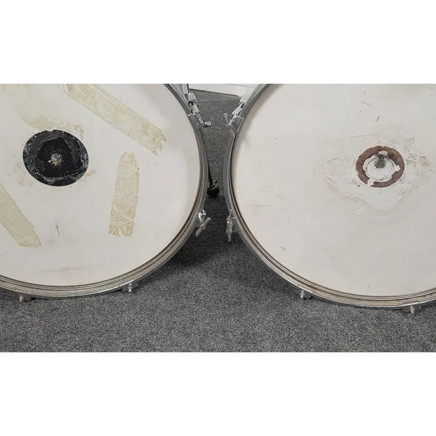 Used Tama Rockstar DX 9pc Drum Set Dark Red MIJ - Good - Drum Center Of Portsmouth