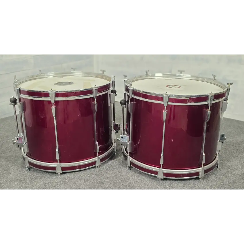 Used Tama Rockstar DX 9pc Drum Set Dark Red MIJ - Good - Drum Center Of Portsmouth