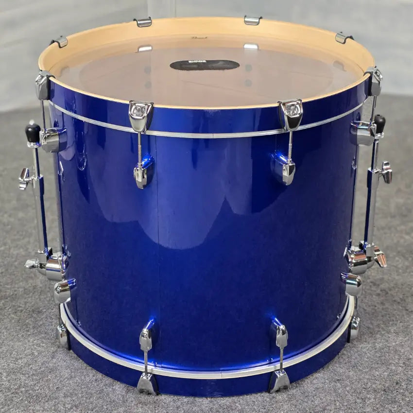Used Pearl Export 5pc Drum Set High Voltage Blue - Very Good - Drum Center Of Portsmouth