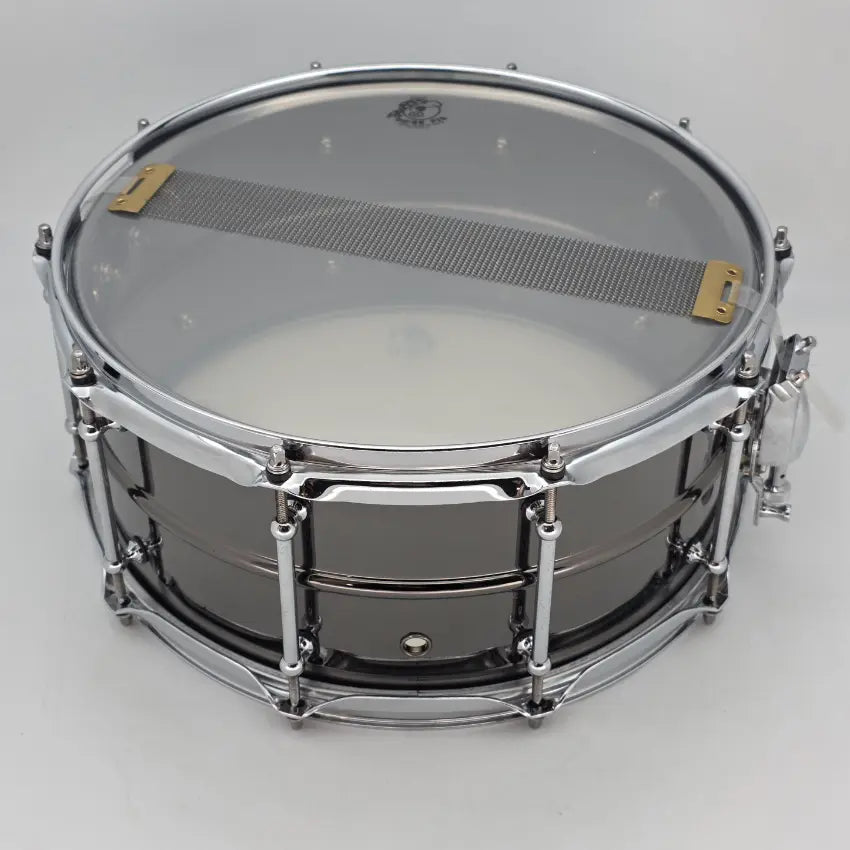 Used Pork Pie "Big Black" Snare Drum 14x6.5 - Good - Drum Center Of Portsmouth