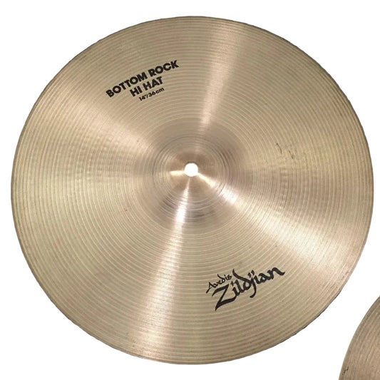 Used Zildjian A Rock Hi Hat Cymbals 14" - Good - Drum Center Of Portsmouth