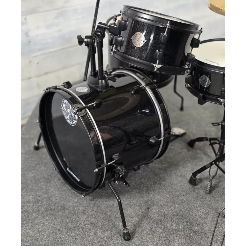 Used Ludwig Questlove Pocket Kit 4pc Drum Set Moon Dust - Fair - Drum Center Of Portsmouth