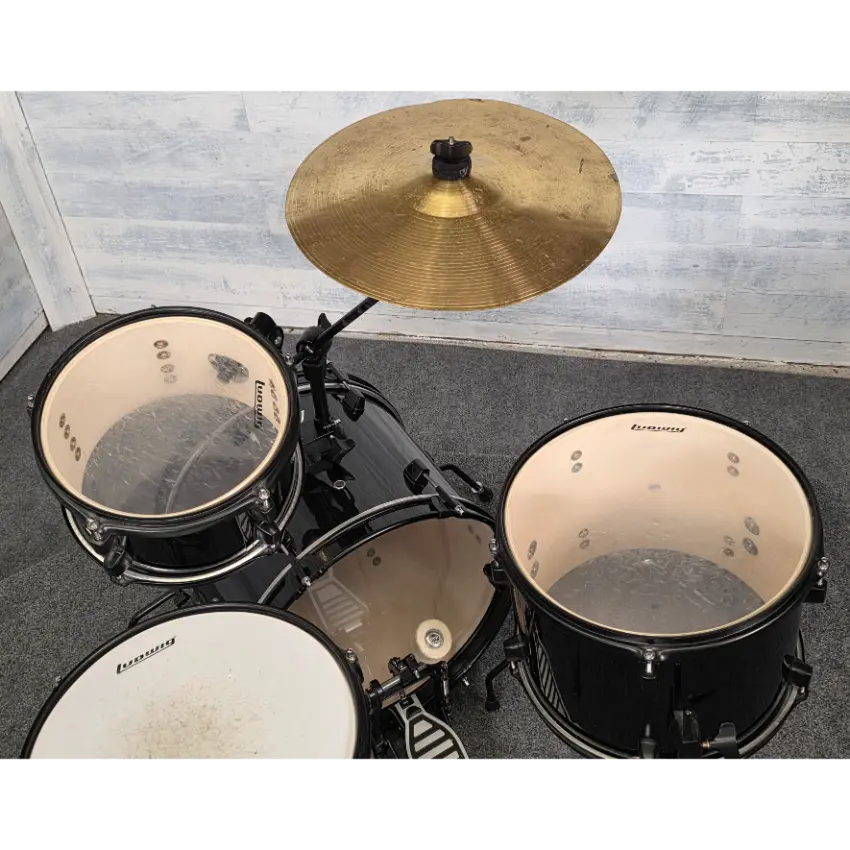 Used Ludwig Questlove Pocket Kit 4pc Drum Set Moon Dust - Fair - Drum Center Of Portsmouth