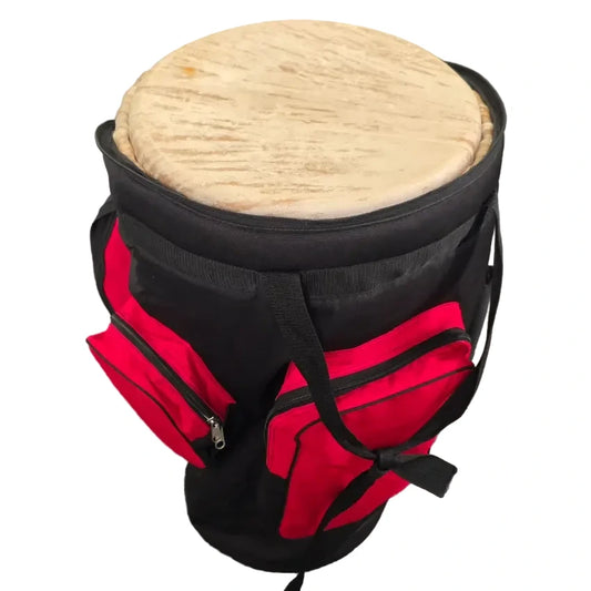 Used Hand Carved Djembe 14" w/Bag - Good - Drum Center Of Portsmouth