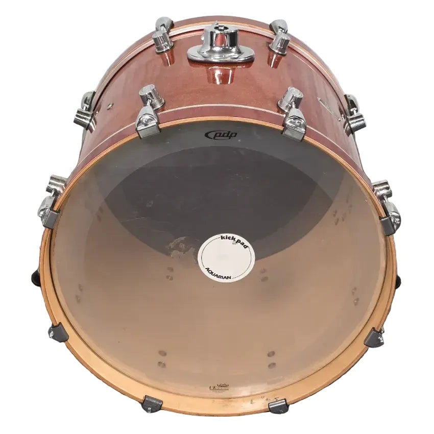 Used PDP X7 Series Bass Drum 22x18 Orange Sparkle - Good - Drum Center Of Portsmouth