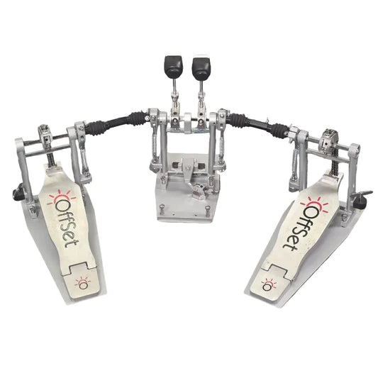 Used Offset Double Bass Drum Pedal - Very Good - Drum Center Of Portsmouth