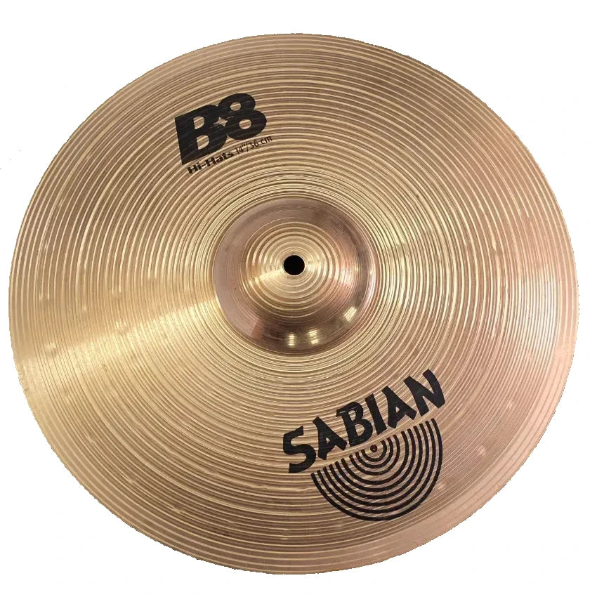 Used Sabian B8 Hi Hat Cymbals 14" - Good - Drum Center Of Portsmouth