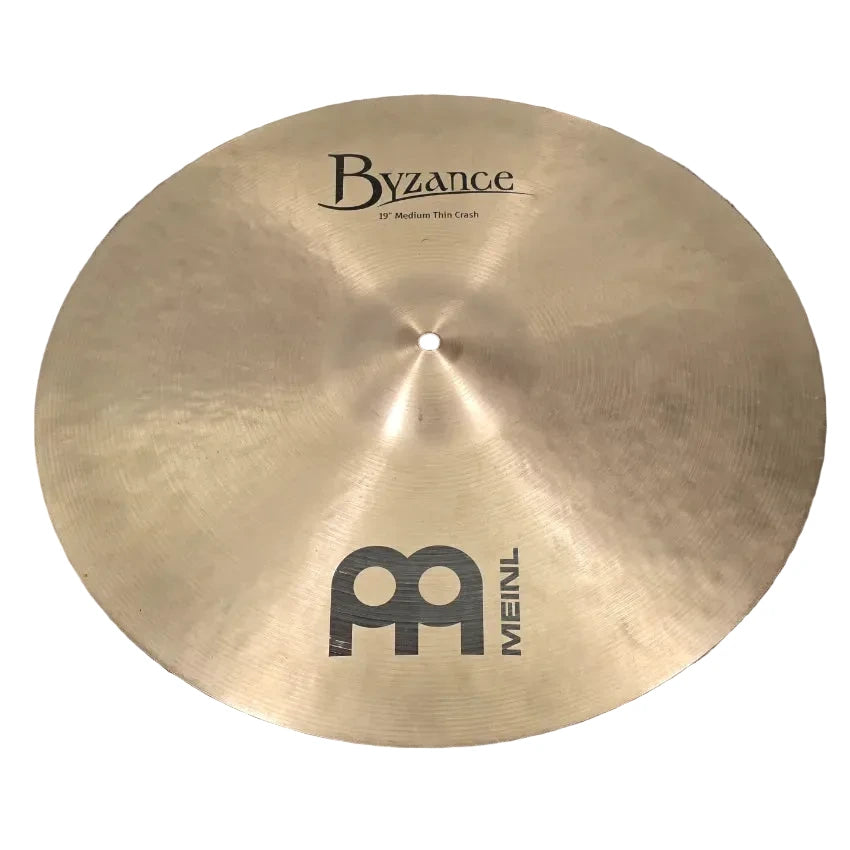 Used Meinl Byzance Traditional Medium Thin Crash Cymbal 19" - Good - Drum Center Of Portsmouth
