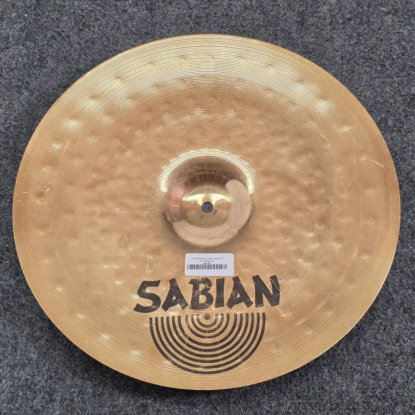 Used Sabian Pro Crash Cymbal 16" - Good - Drum Center Of Portsmouth