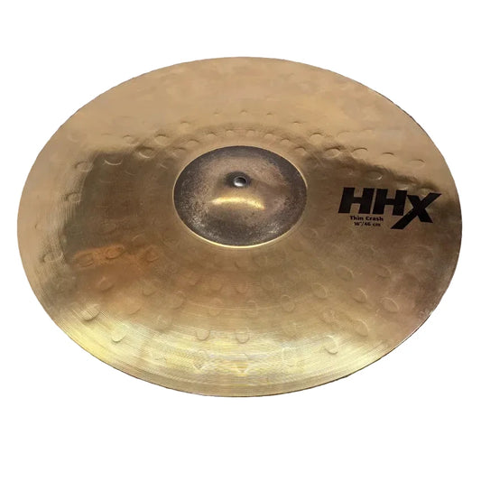 Used Sabian HHX Thin Crash Cymbal Cymbal 18" Brilliant - Very Good - Drum Center Of Portsmouth