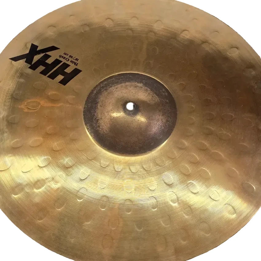 Used Sabian HHX Thin Crash Cymbal Cymbal 18" Brilliant - Very Good - Drum Center Of Portsmouth