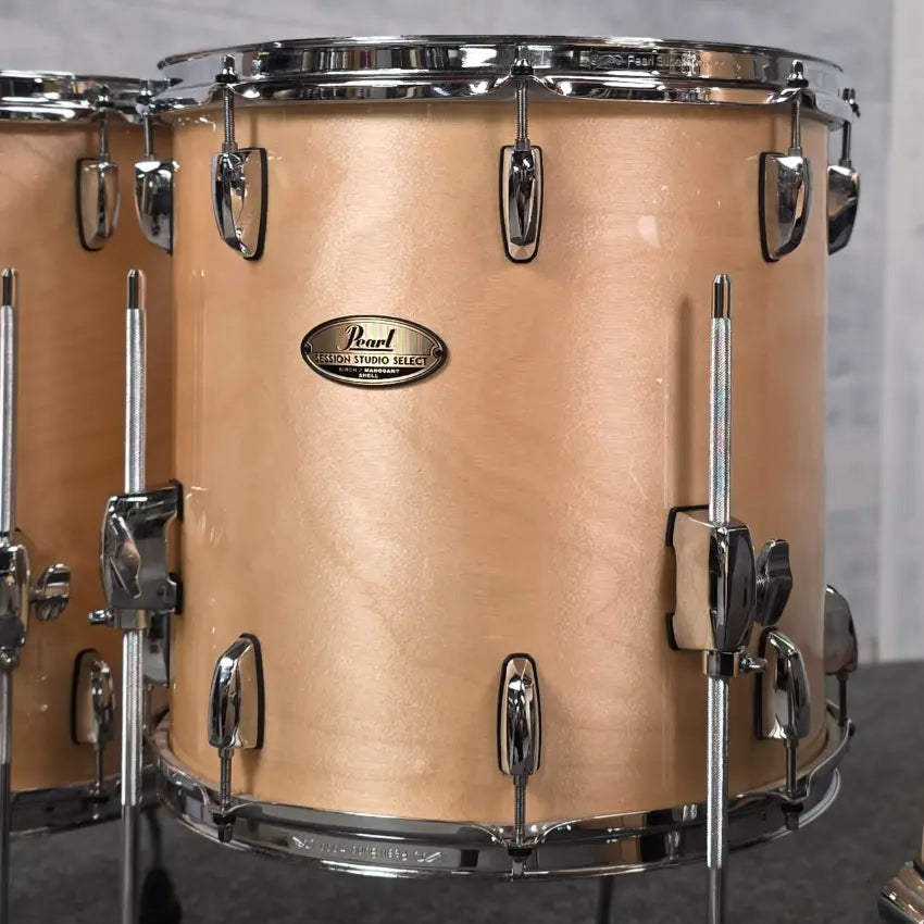 Used Pearl Session Studio Select 5pc Drum Set Natural Birch - Very Good - Drum Center Of Portsmouth