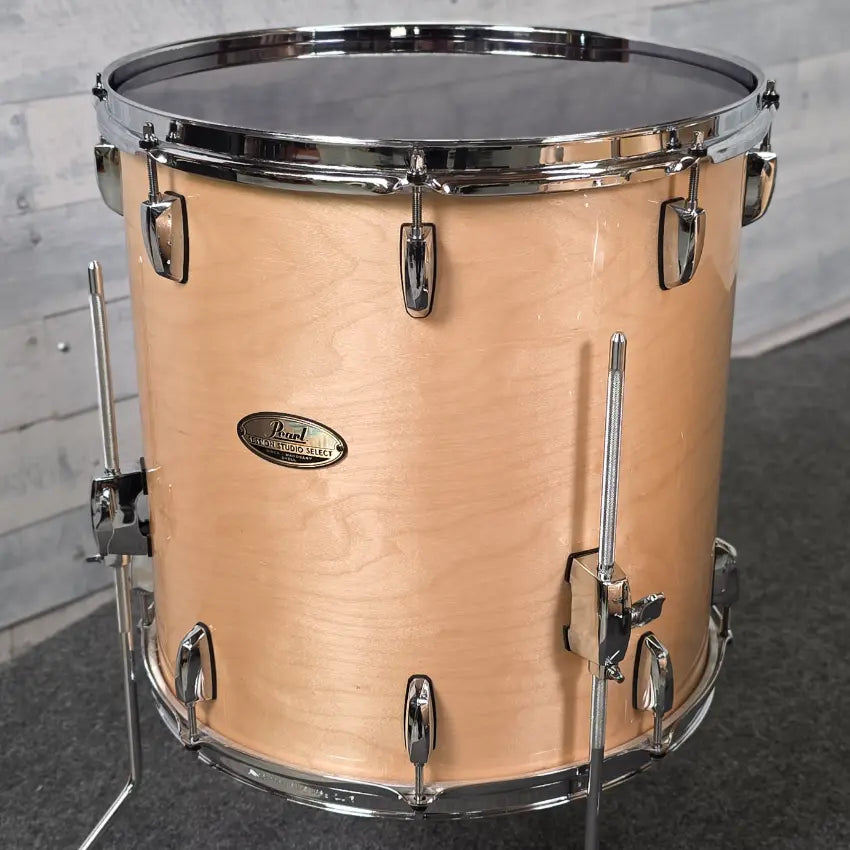 Used Pearl Session Studio Select 5pc Drum Set Natural Birch - Very Good - Drum Center Of Portsmouth