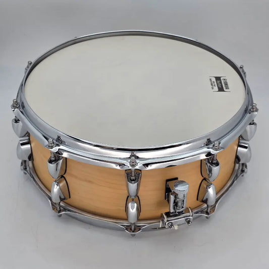 Used Yamaha Tour Custom Maple Snare Drum 14x5.5 Butterscotch Satin - Good - Drum Center Of Portsmouth