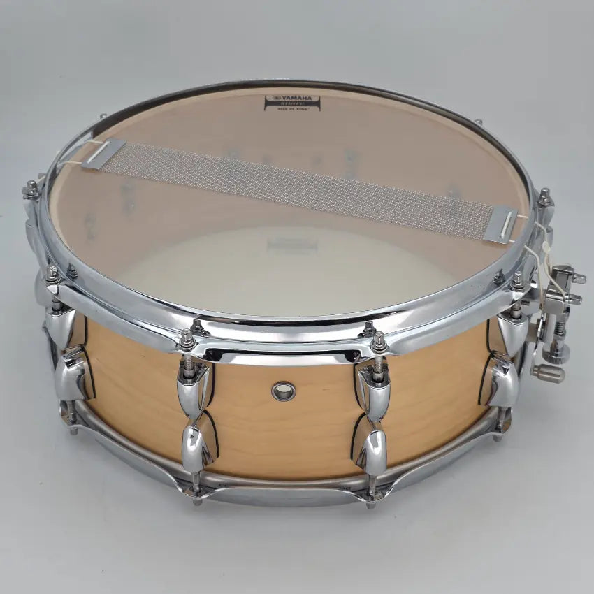 Used Yamaha Tour Custom Maple Snare Drum 14x5.5 Butterscotch Satin - Good - Drum Center Of Portsmouth