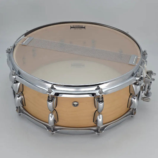 Used Yamaha Tour Custom Maple Snare Drum 14x5.5 Butterscotch Satin - Good - Drum Center Of Portsmouth