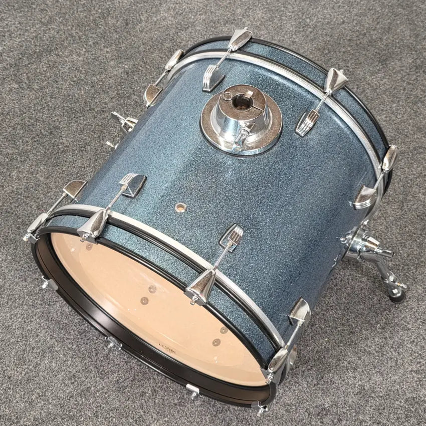 Used Ludwig Breakbeats 4pc Drum Set Blue Sparkle - Very Good - Drum Center Of Portsmouth